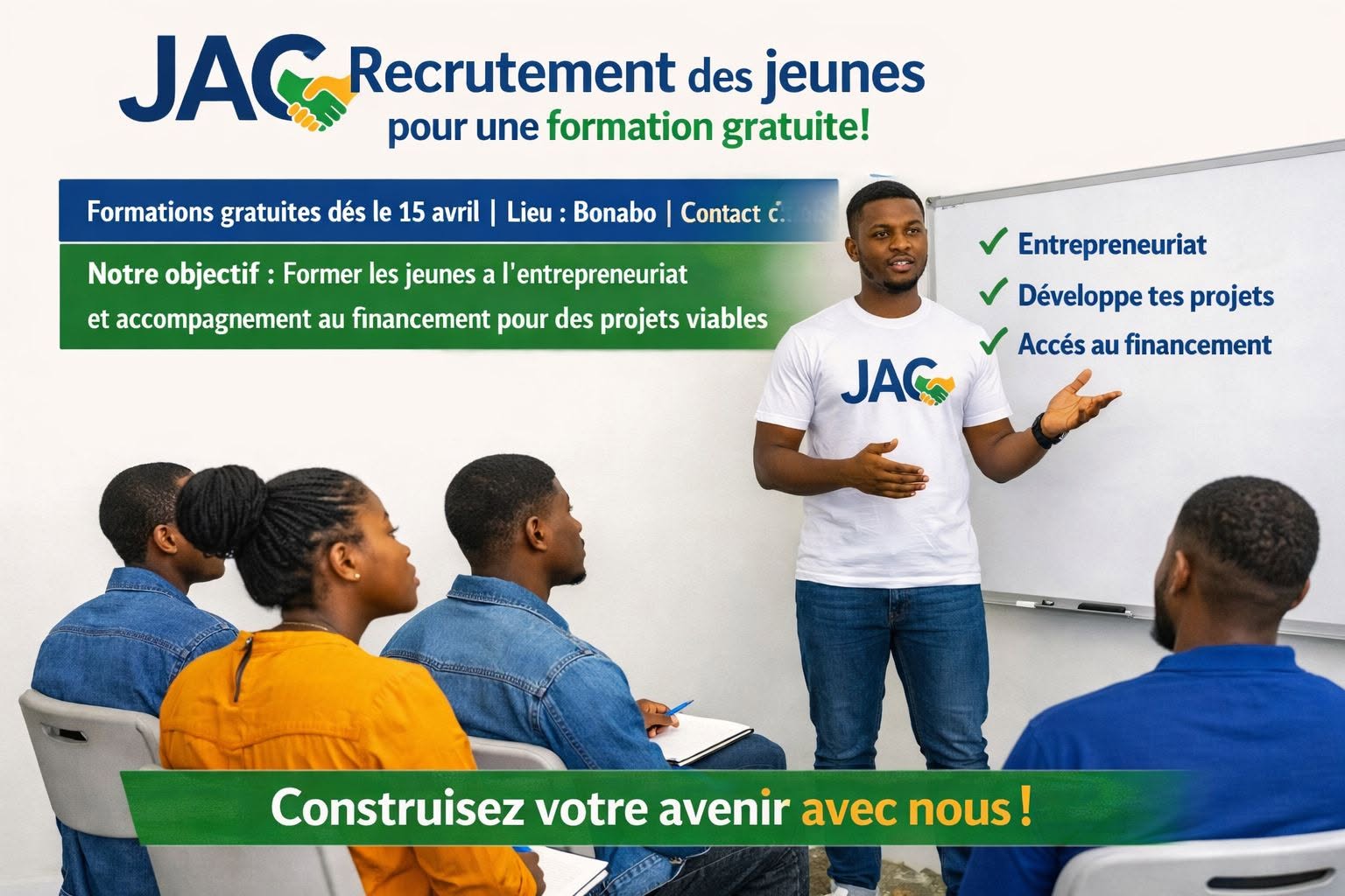 Formation groupe jeunes Cameroun JAC